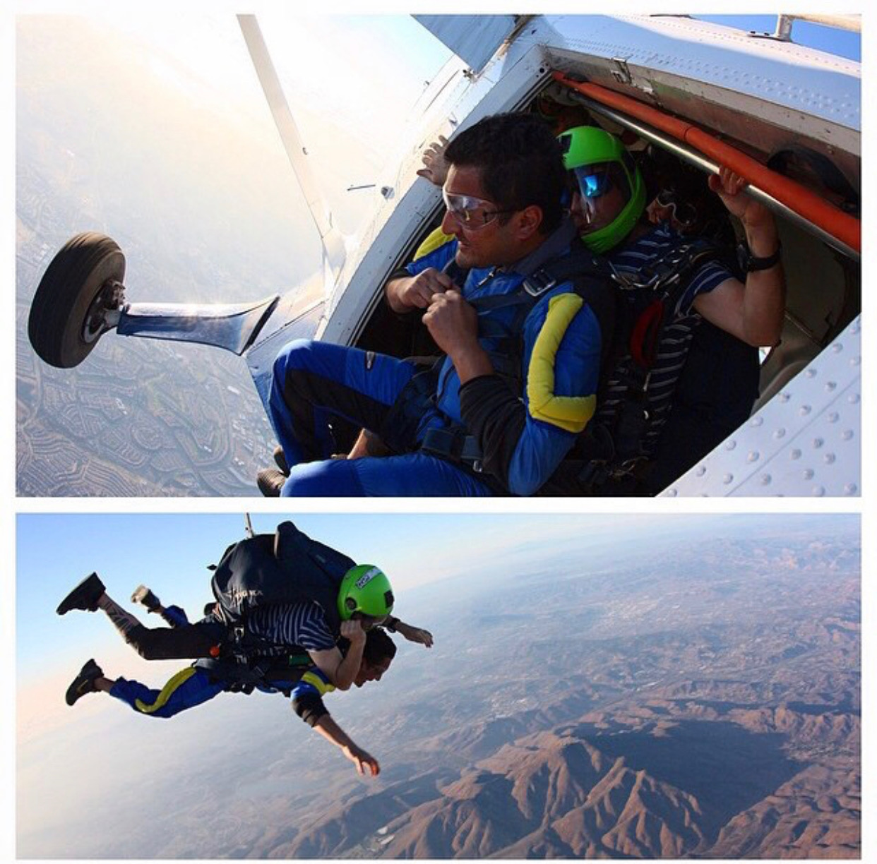 Skydiving Fear of heights